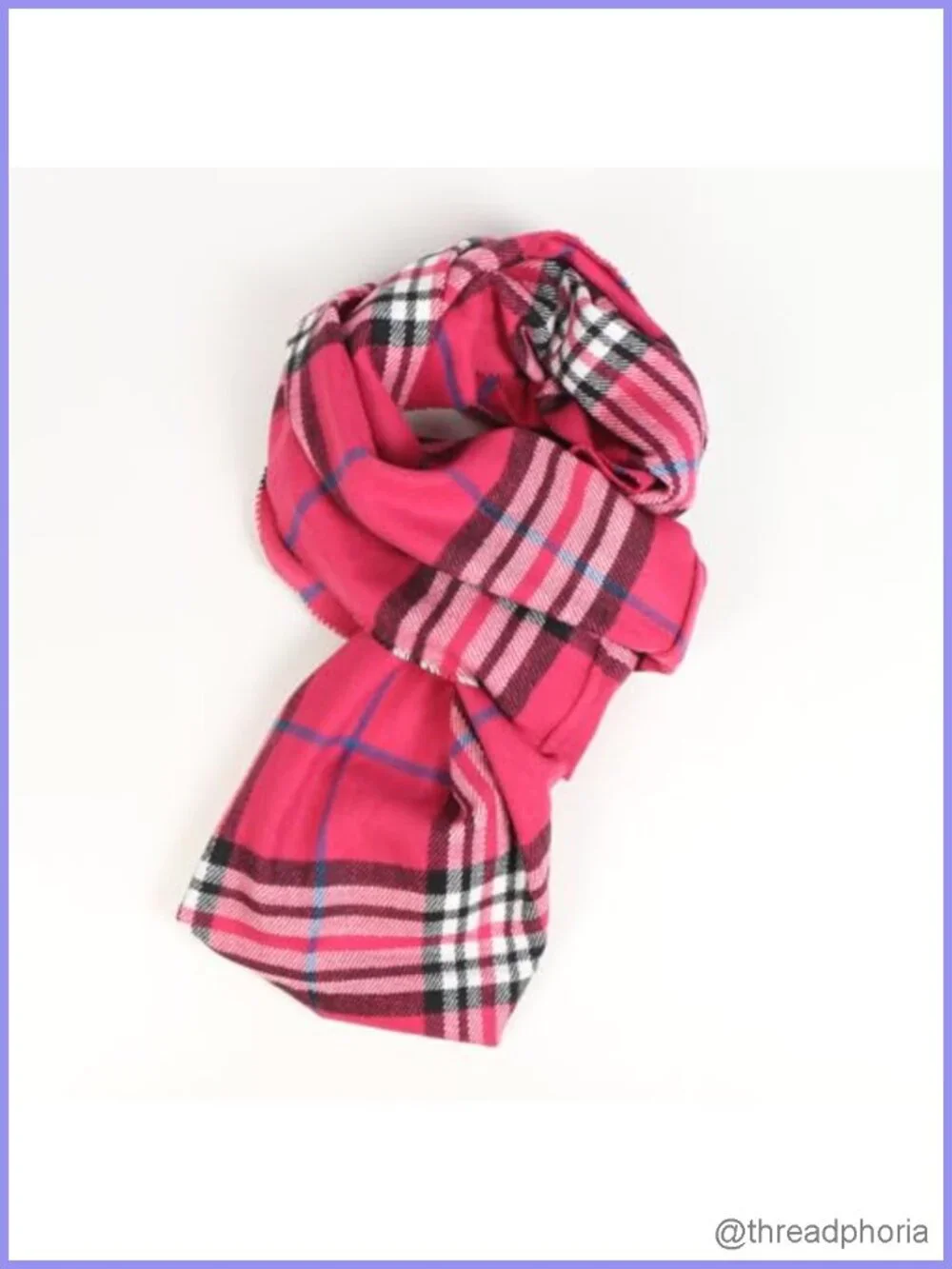 TZ Promise Unisex Infinity Scarf Tartan Plaid & Checks Soft Long for Cold
